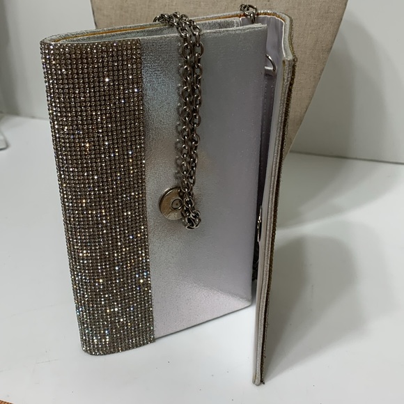 Rhinestone clutch clear irridescent - Picture 12 of 14
